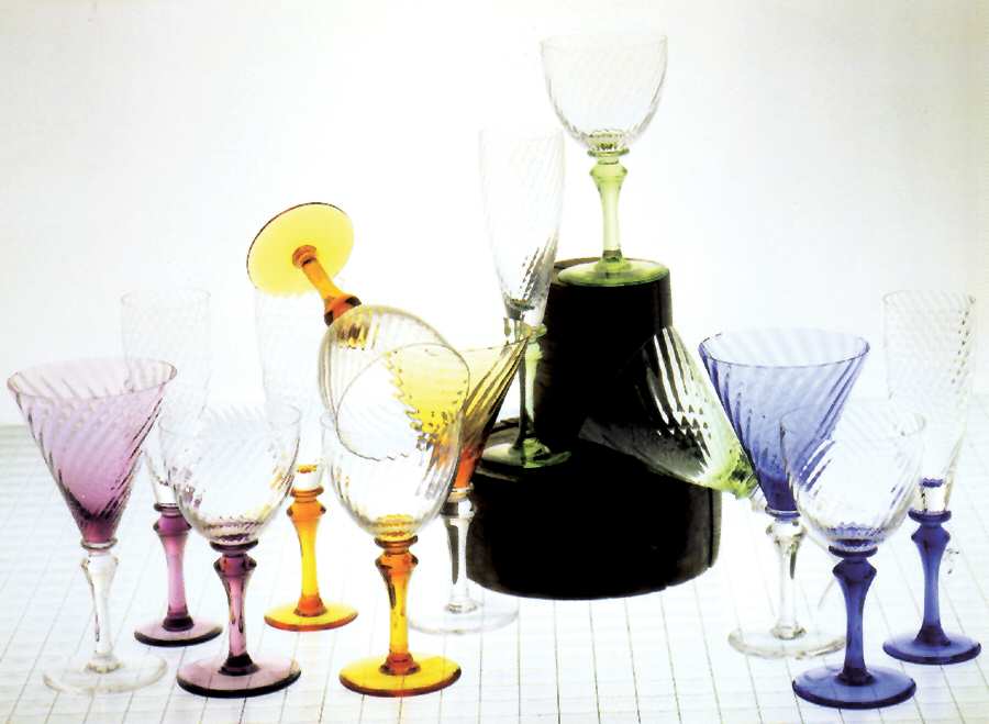 Salome Sapphire Blue Water Goblet by Laure Japy-1