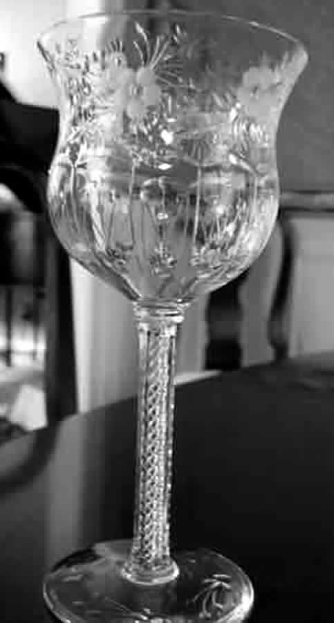 Cut 0571 Water Goblet by Libbey Glass Company-1