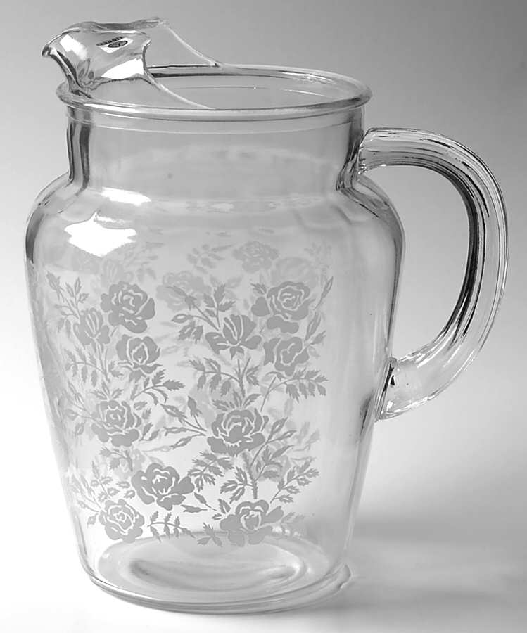 LRS6 White 75 Oz Pitcher by Libbey Glass Company-1