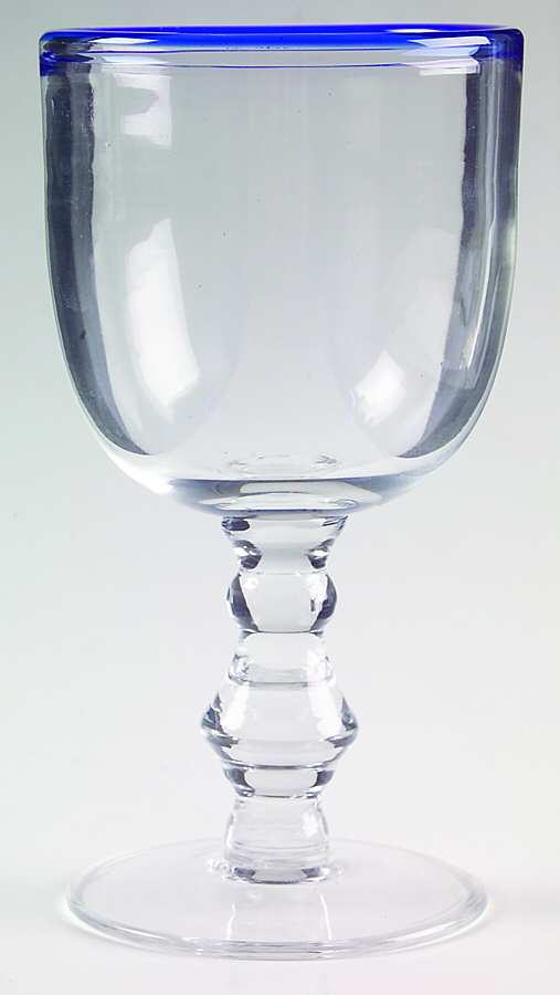 Brook Garden Blue Wine Glass by Ralph Lauren Crystal-1