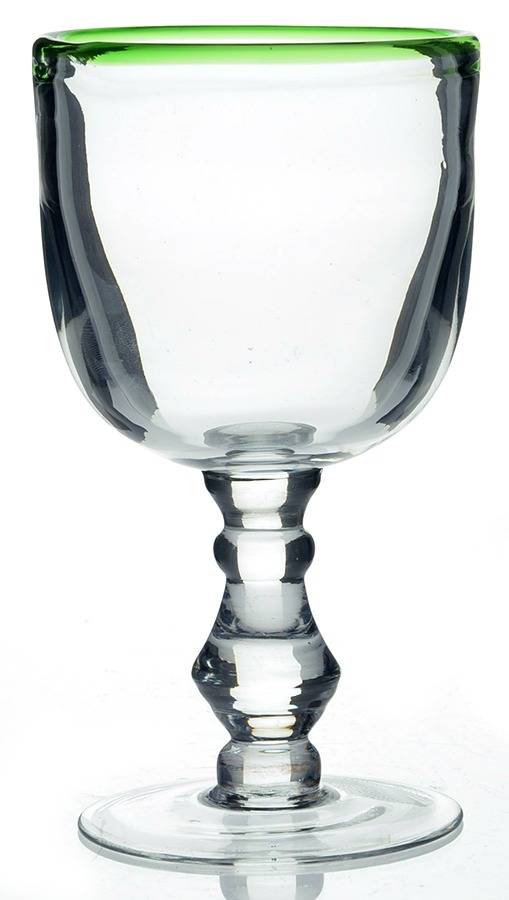 Brook Garden Green Wine Glass by Ralph Lauren Crystal-1