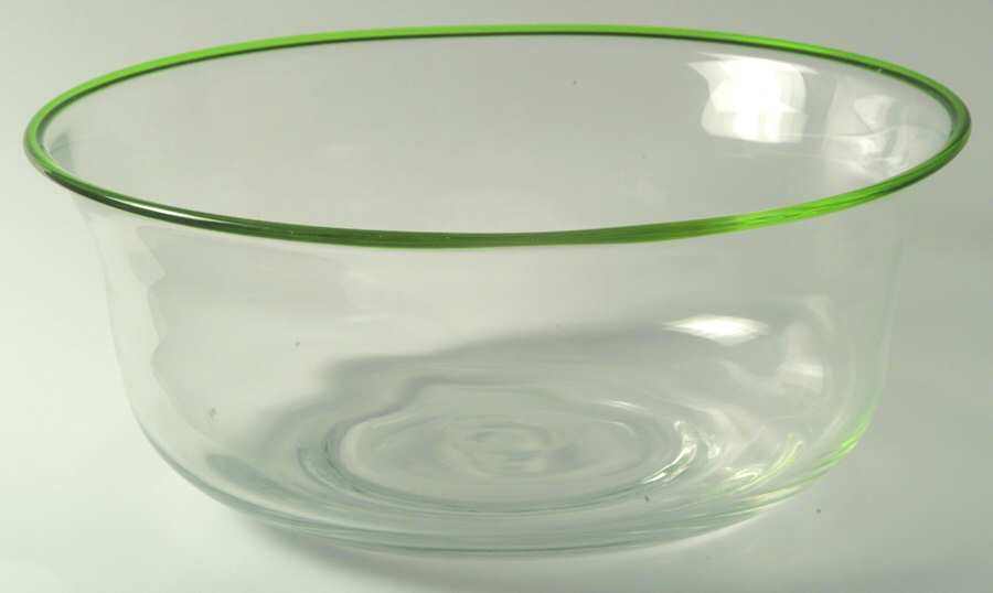 Brook Garden Green 10" Round Bowl by Ralph Lauren Crystal-1