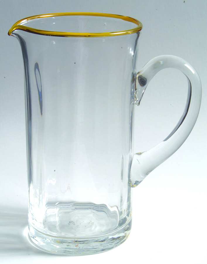 Brook Garden Yellow 48 Oz Pitcher by Ralph Lauren Crystal-1