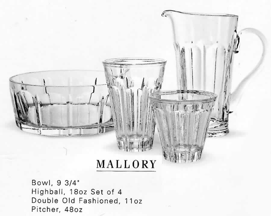 Mallory 9" Round Bowl by Ralph Lauren Crystal-1