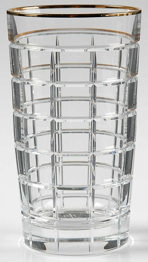 Monaco Gold Highball Glass by Ralph Lauren Crystal-1