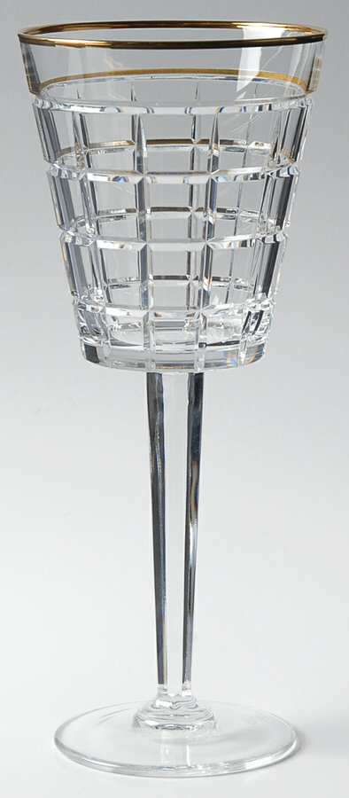 Monaco Gold Wine Glass by Ralph Lauren Crystal-1