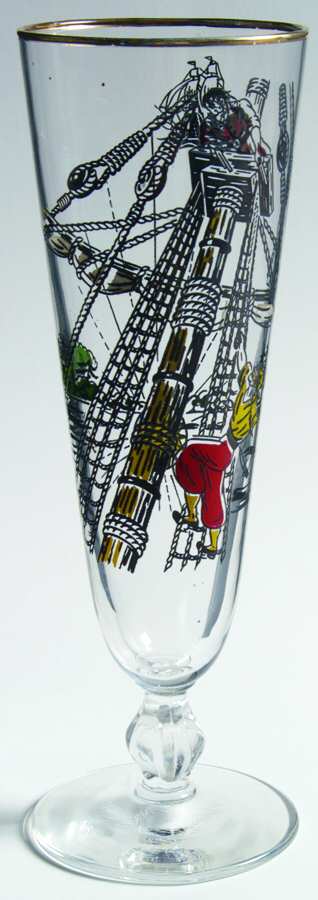 Treasure Island Pilsner Glass by Libbey Glass Company-1