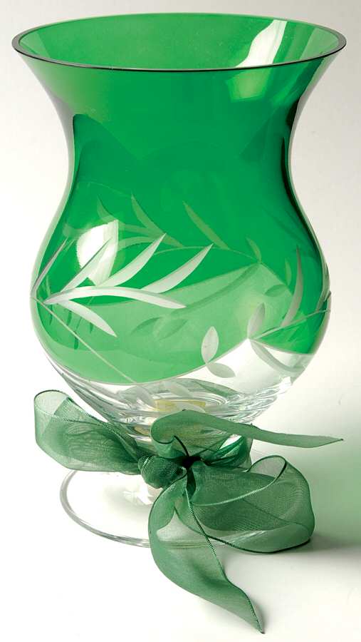 Petite Floral Christmas 1 Piece Open Hurricane/Vase by Lenox-1