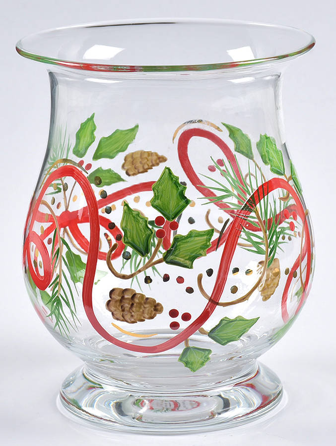 Gems Handpainted 1 Piece Open Hurricane/Vase by Lenox-1