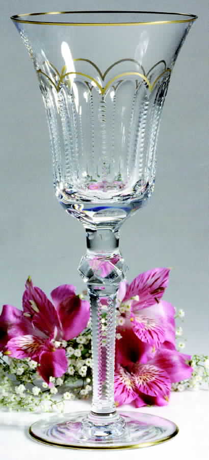 Operette (Gold Trim) Water Goblet by Lamaison-1