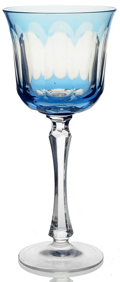 Toccata Pale Blue Water Goblet by Lamaison-1