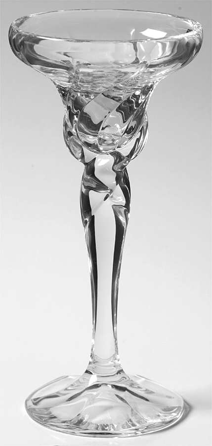 Rhythm Clear (Giftware) 7" Single Light Candlestick by Lenox-1