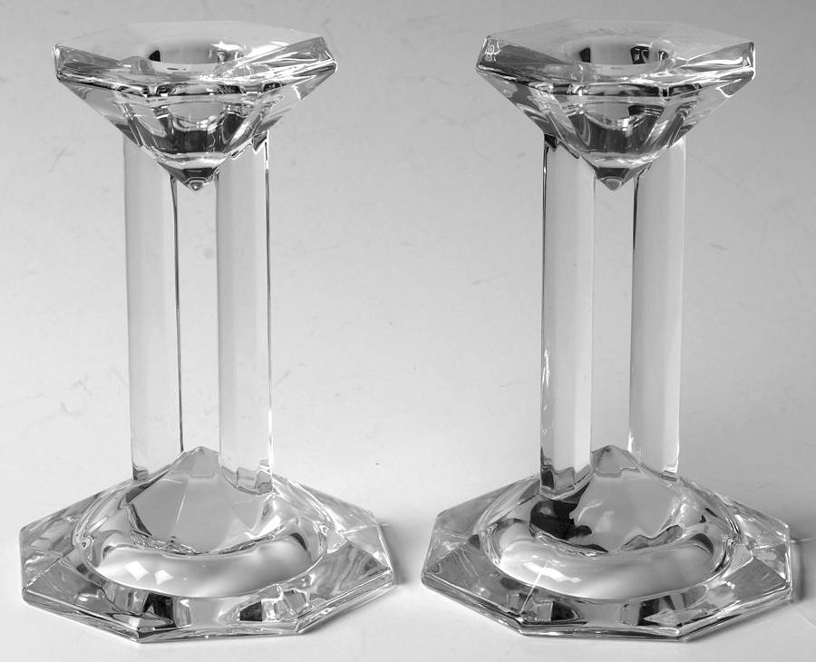 Synchronicity Collection (Set of 2) 4" Single Light Candlestick by Lenox-1