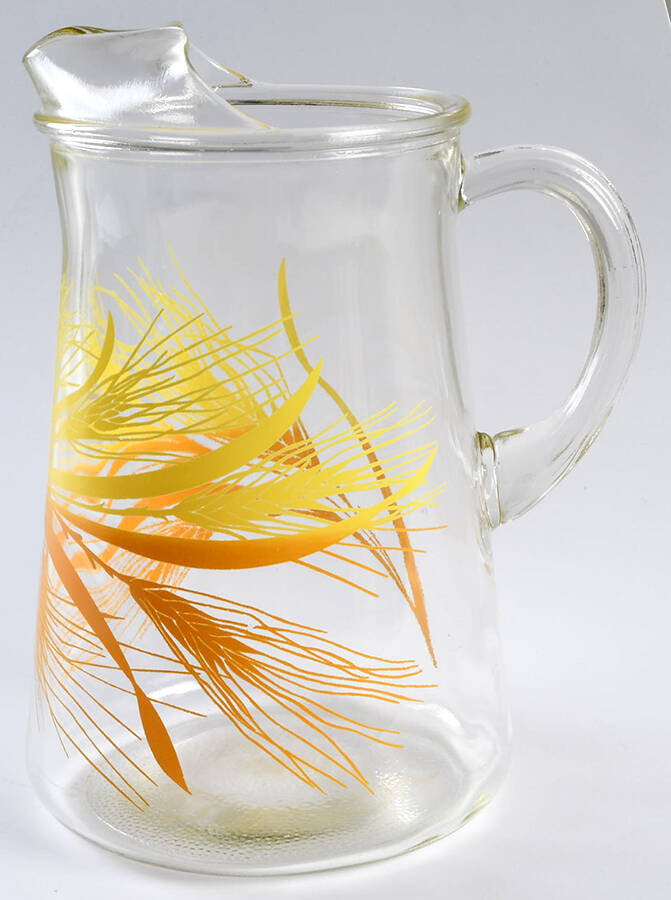 Wheat (Decal Decoration) 80 Oz Pitcher by Libbey Glass Company-1