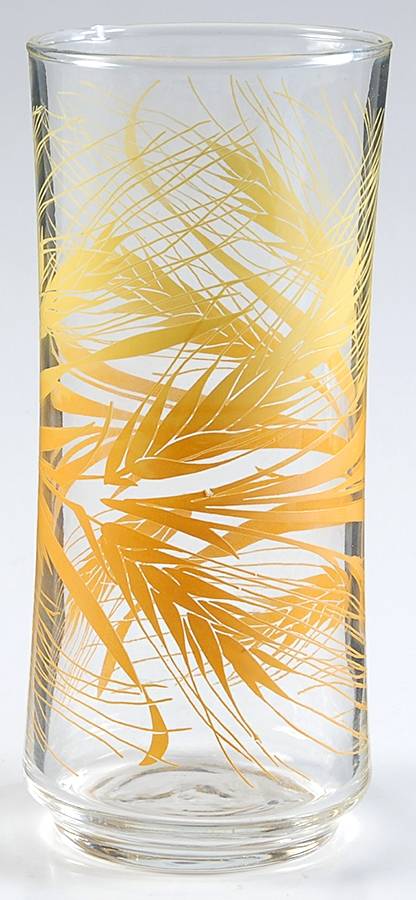 Wheat (Decal Decoration) Cooler by Libbey Glass Company-1