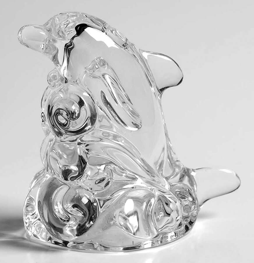 Crystal Dolphin Stoppered Salt Shaker by Lenox-1