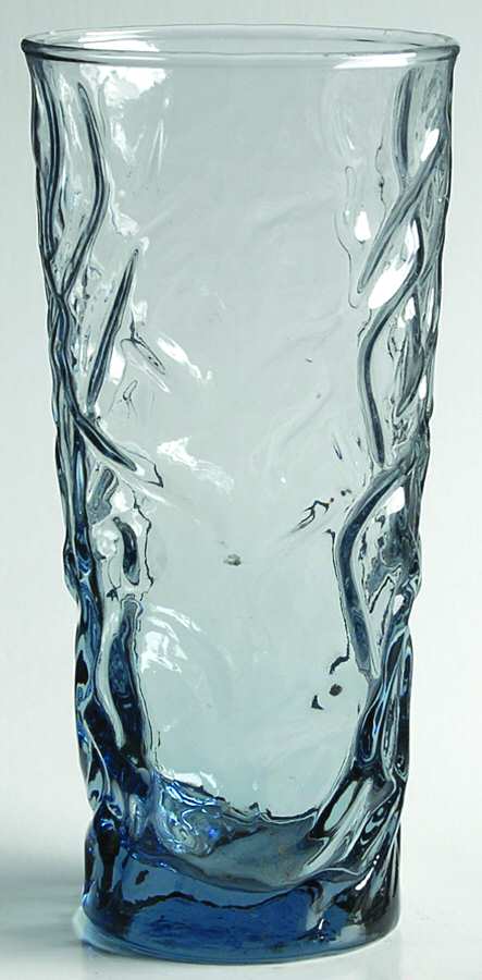 Aztec Bleu 12 Oz Flat Tumbler by Libbey Glass Company-1
