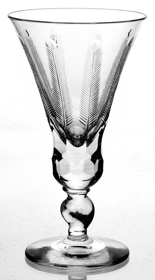 Royal Fern (K36-1050) Wine Glass by Libbey Glass Company-1