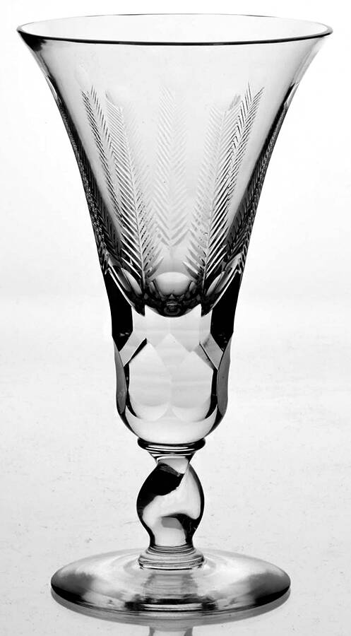 Royal Fern (K36-1050) Claret Wine by Libbey Glass Company-1