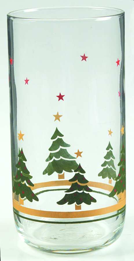Christmas Woods 17 Oz Flat Tumbler by Libbey Glass Company-1