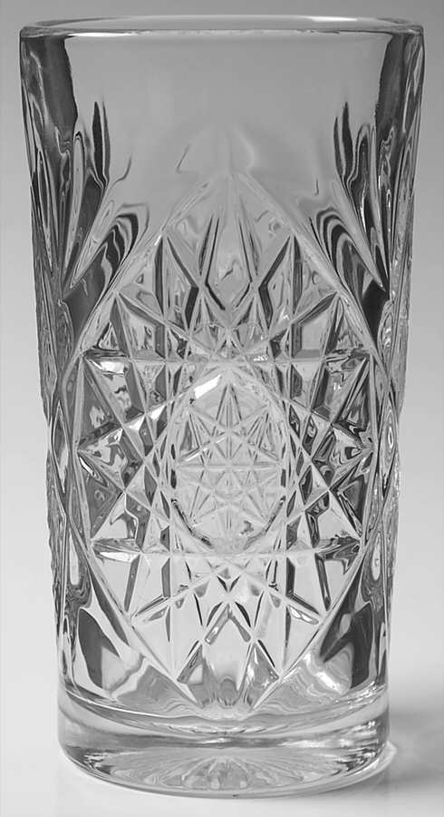 Hobstar Highball Glass by Libbey Glass Company-1