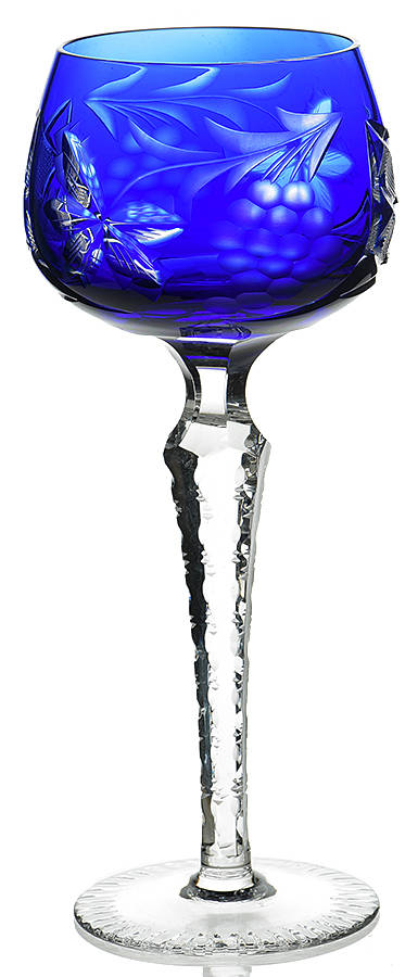 LA16 (Continuous Cut Foot) Blue Wine Hock by Lausitzer-1