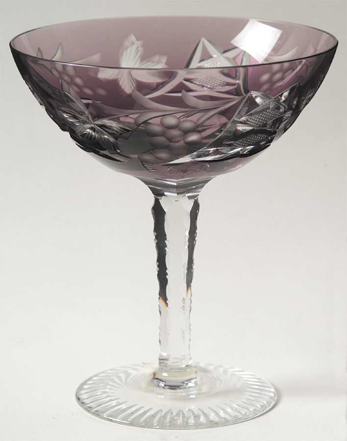 LA16 (Continuous Cut Foot) Amethyst Champagne/Tall Sherbet by Lausitzer-1