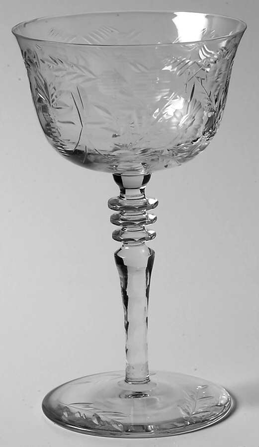 Fernwood (Gray Polished Cuts) Champagne/Tall Sherbet by Rock Sharpe-1