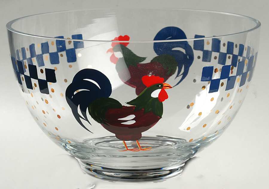 Morning Sunshine Rooster 8" Round Bowl by Lenox-1