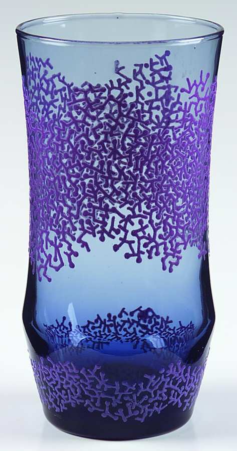 Lotus Purple 16 Oz Flat Tumbler by Libbey Glass Company-1
