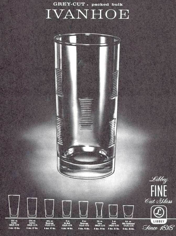 Ivanhoe Highball Glass by Libbey Glass Company-1