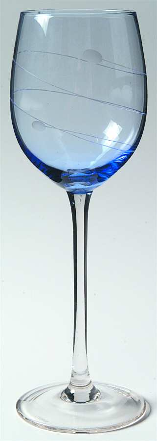 Tuscany Seasons Pastel Cobalt Blue Water Goblet by Lenox-1