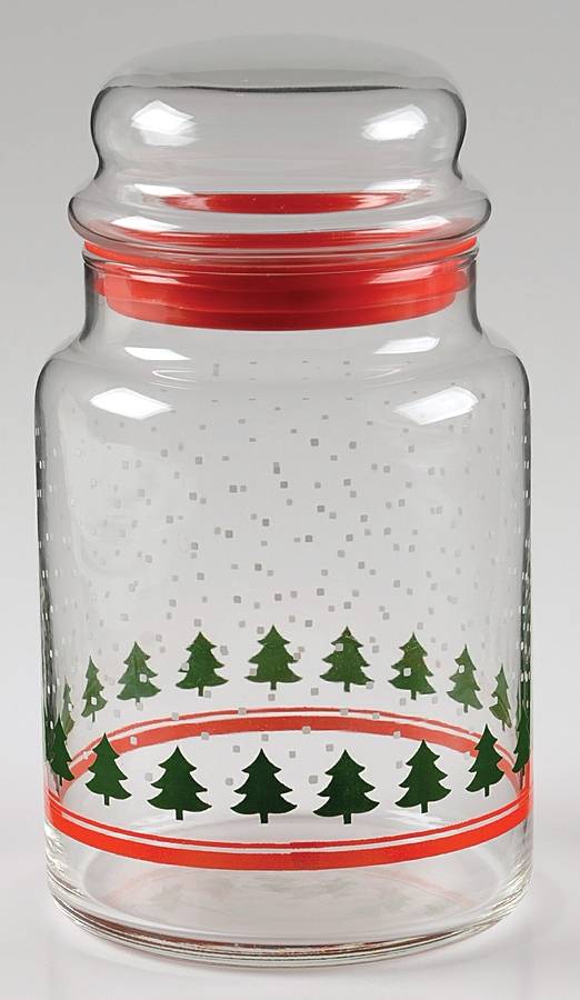 LRS61 7" Storage Jar & Lid by Libbey Glass Company-1