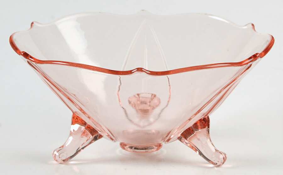 Petal Pink 6" 3-Toed Footed Bowl by Lancaster-1