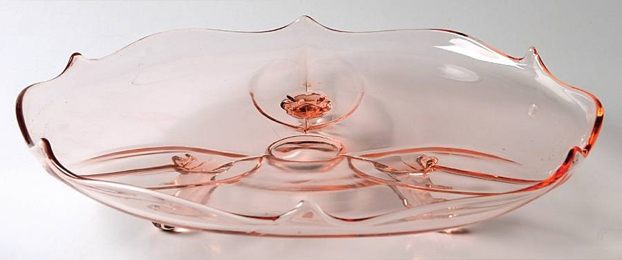 Petal Pink 10" 3-Toed Plate by Lancaster-1