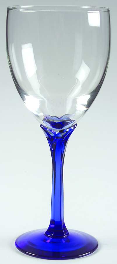 Domaine Blue Water Goblet by Libbey Glass Company-1
