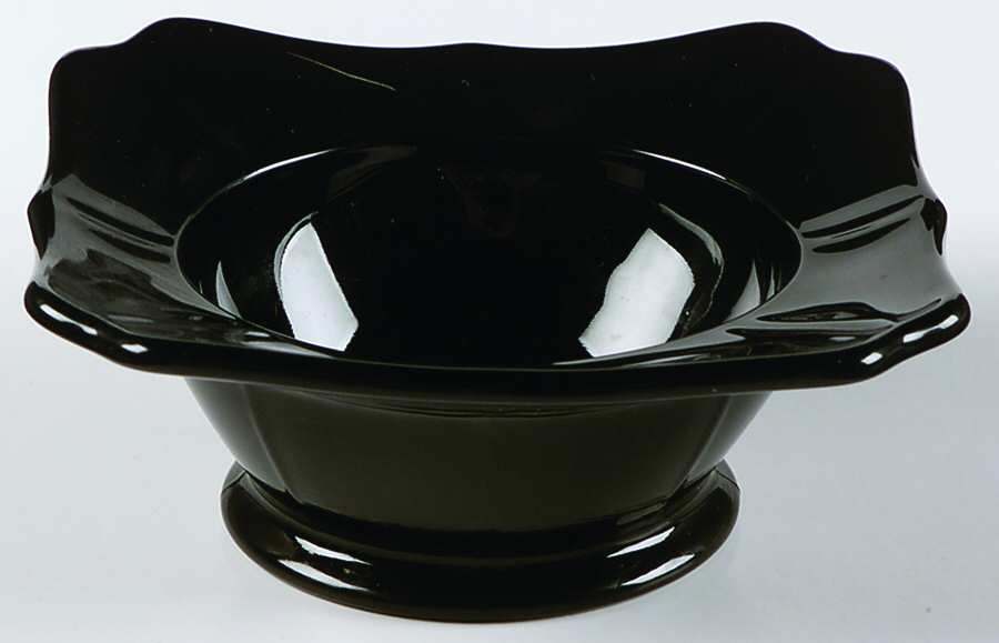 Hazen Black Small Fruit Dessert Bowl by Imperial Glass-Ohio-1