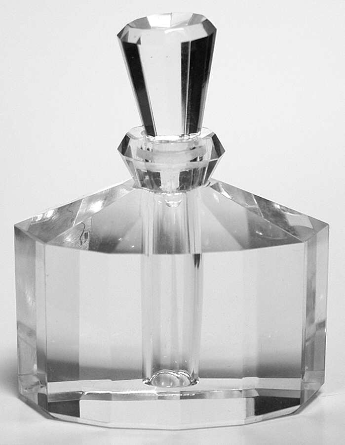 Jeweled Ice Oval Perfume Bottle & Stopper by Lenox-1