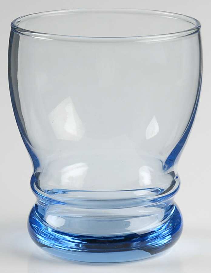 Bangles Misty Blue Double Old Fashioned by Libbey Glass Company-1