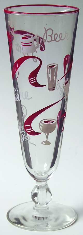 International Pilsner Glass by Libbey Glass Company-1