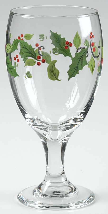 Holiday Holly Iced Tea by Libbey Glass Company-1