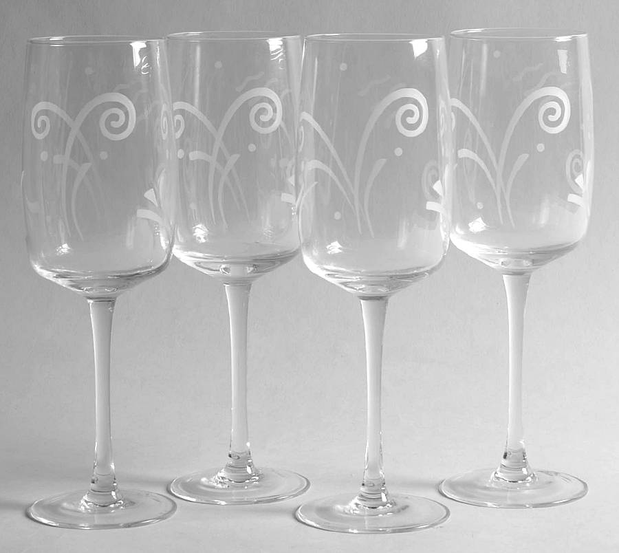 Spyro (All Crystal) Water Goblet - Set of 4 by Lenox-1