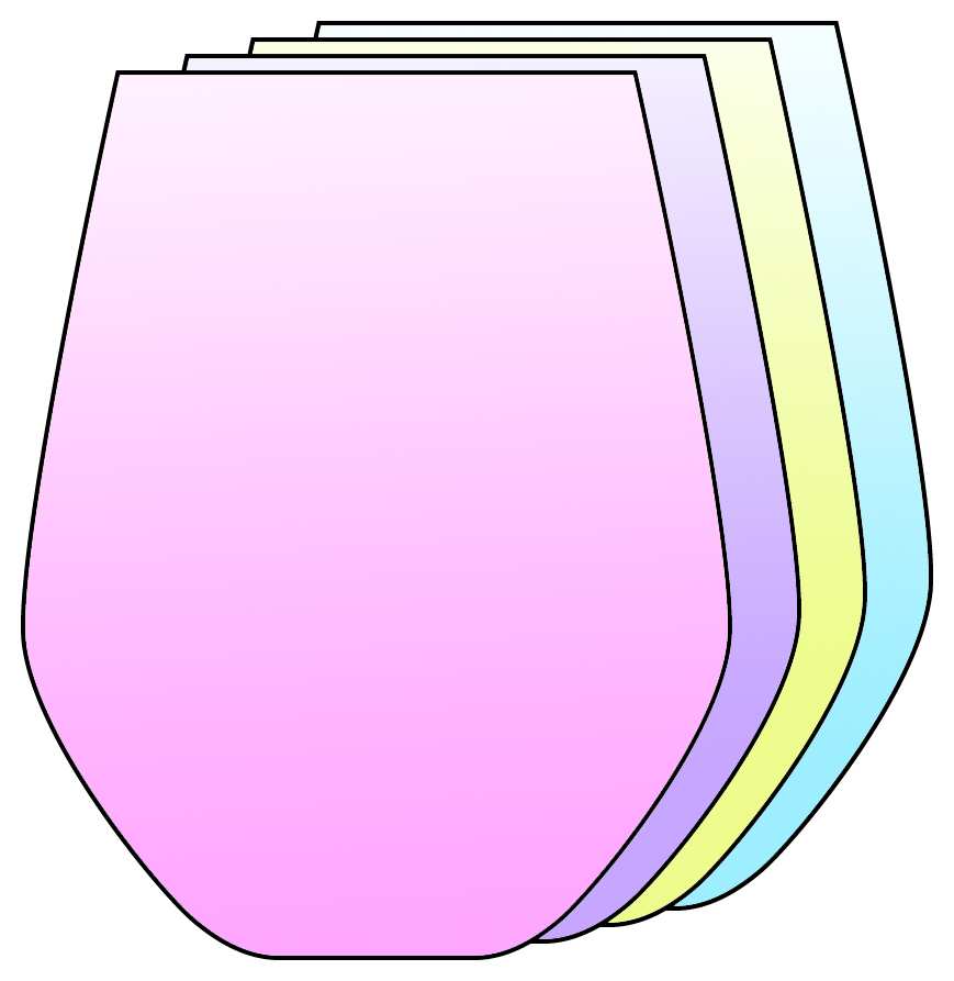 Tuscany Primavera Pink Flat White Wine Tumbler by Lenox-1