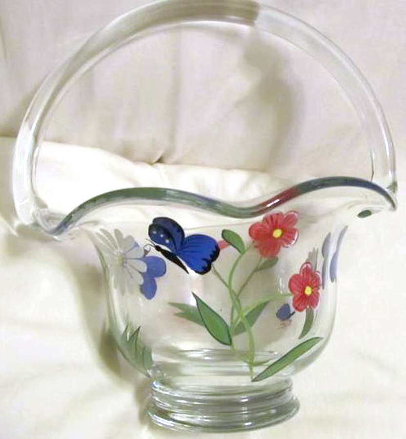 Butterflies and Blossoms Basket by Lenox-1