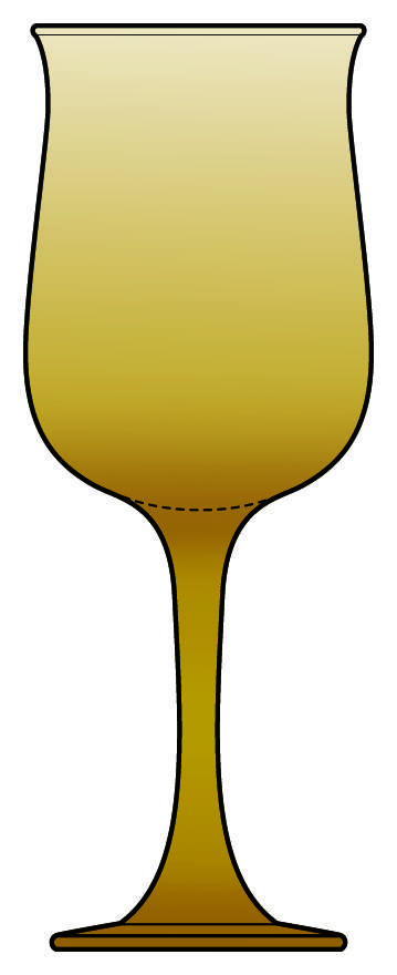 Connoisseur Tawny Water Goblet by Libbey Glass Company-1