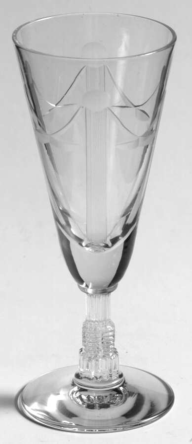 Cut 1034 Cordial Glass by Libbey Glass Company-1