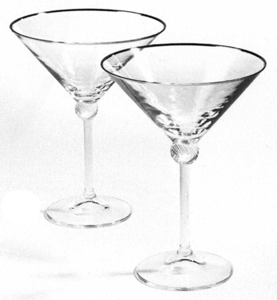 Formal Affair Martini Glass by Ralph Lauren Crystal-1