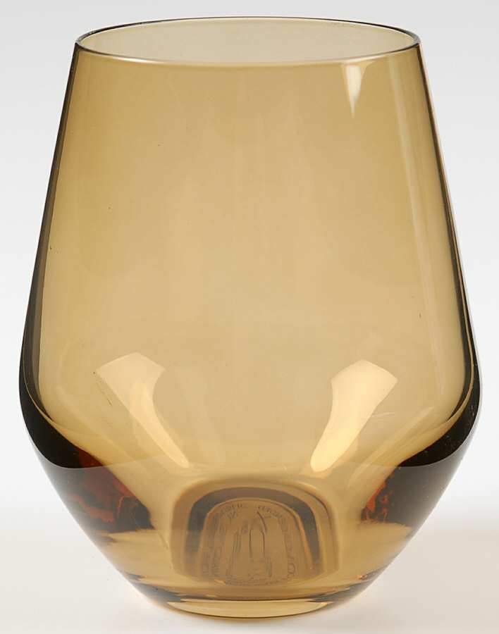 Tuscany Harvest Amber Flat White Wine Tumbler by Lenox-1