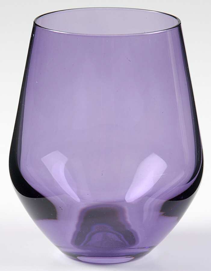 Tuscany Harvest Amethyst Flat White Wine Tumbler by Lenox-1
