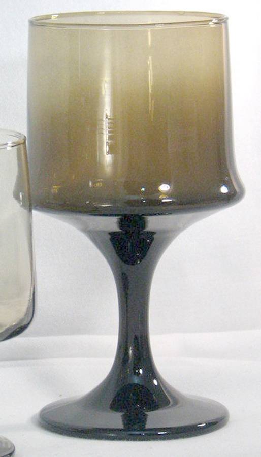 Tawny Impromptu Wine Glass by Libbey Glass Company-1